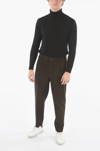 CC COLLECTION Drawstring RESET Velour Pants