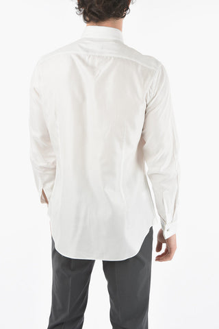 CC COLLECTION Striped Ceremony Shirt with Cufflinks Cuff