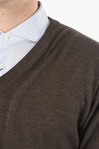 V-Neck Wool Sweater