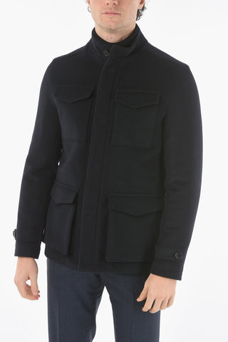 CC COLLECTION FIELD J. Wool Blend Utility Coat