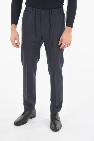 CC COLLECTION SMART SUIT Glen-checkered RESET Suit with Beetle Brooch