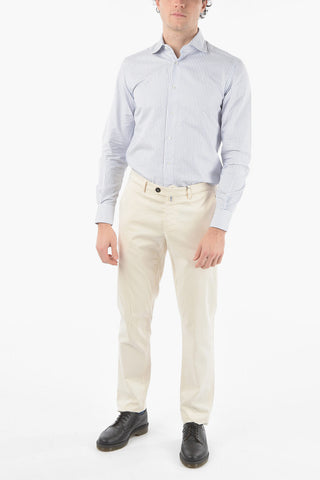 Belt Loop Stretch Cotton Chino Pants