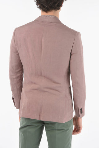 Unlined ACADEMY SOFT Flax Blend Blazer