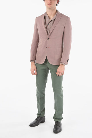 Unlined ACADEMY SOFT Flax Blend Blazer