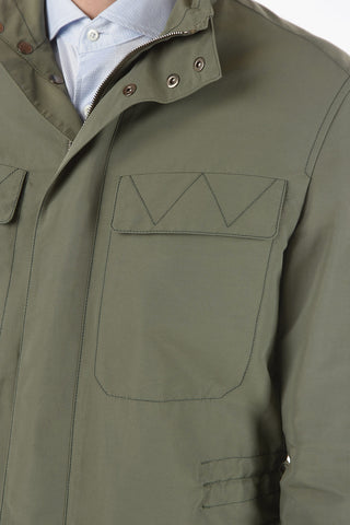 CIRCLE Bush Jacket with Zip and Snap Button Closure