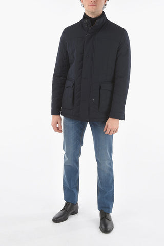 Quilted Jacket with Patch Pocket