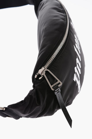 Logo Printed Solid Color Bum Bag
