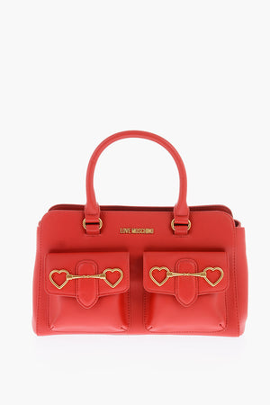 LOVE Eco Leather Bag HEART BIT with Removable Strap