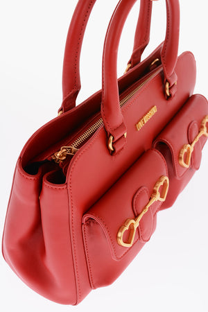 LOVE Eco Leather Bag HEART BIT with Removable Strap