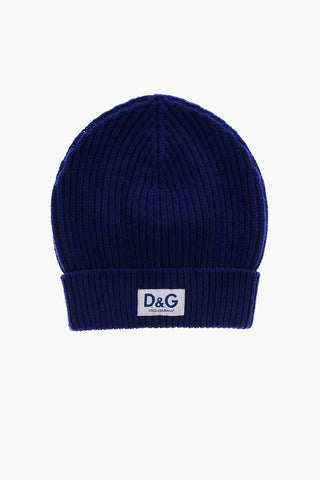 Virgin Wool Ribbed Beanie