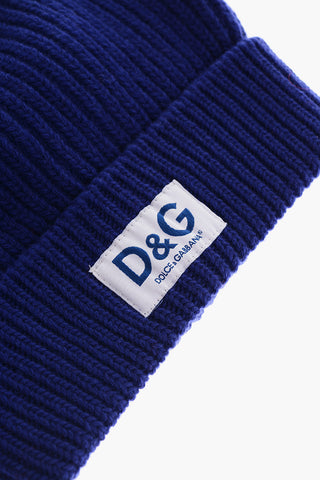 Virgin Wool Ribbed Beanie