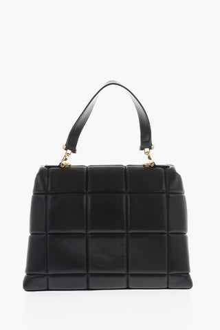 LOVE Mini Borsa in Ecopelle Imbottita con Tracolla Removibile