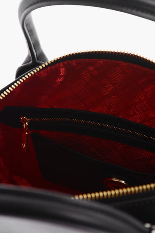 LOVE logoed handkerchief faux leather SIMPLE HOOP handbag