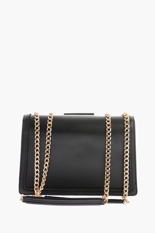 LOVE Borsa a Spalla in Ecopelle con Catena Dorata