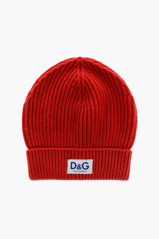 Virgin Wool Ribbed Beanie