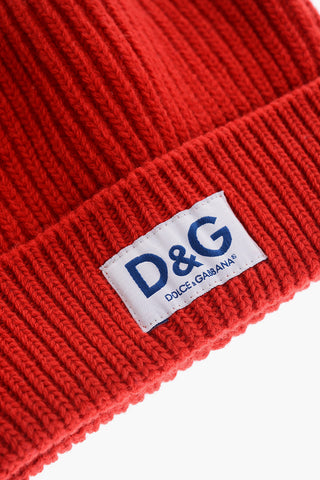 Virgin Wool Ribbed Beanie