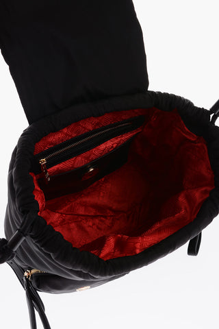 LOVE zaino in nylon con 2 tasche frontali