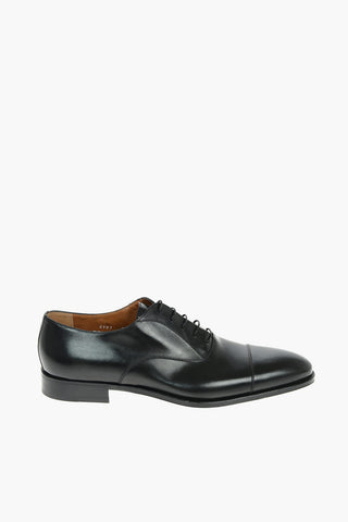 Leather Oxford Shoes With Leather Soles