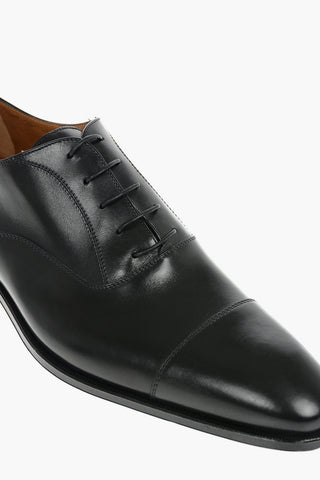 Leather Oxford Shoes With Leather Soles