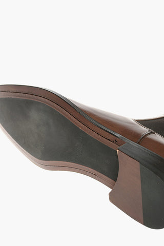 Leather Chelsea Boots With Rubber Soles