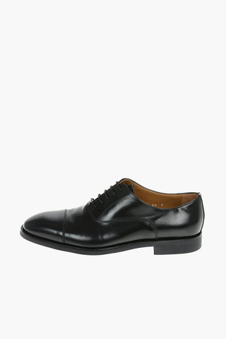 Leather Oxford Shoes With Rubber Soles