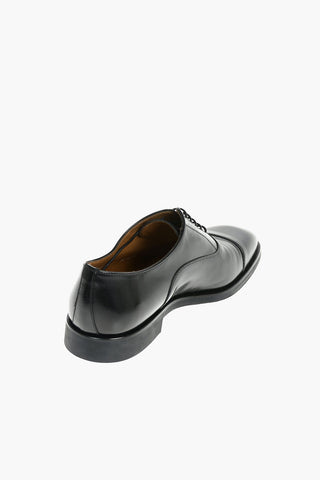 Leather Oxford Shoes With Rubber Soles