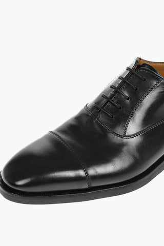 Leather Oxford Shoes With Rubber Soles