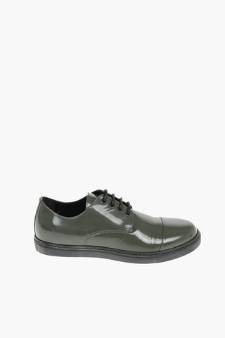 ID Patern Leather Drby With Rubber Soles