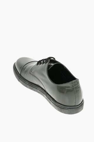 ID Patern Leather Drby With Rubber Soles