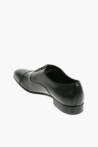 CC COLLECTION Leather Oxford Shoes with Leather Sole