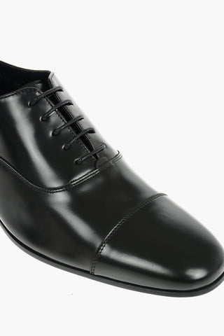 CC COLLECTION Leather Oxford Shoes with Leather Sole