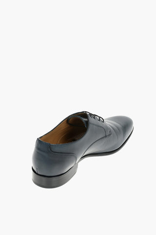 Leather Derby Shoes With Leather Shoes