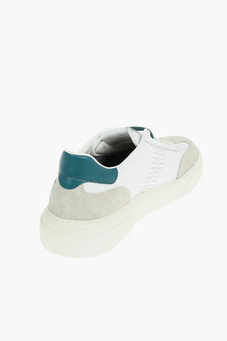 CC COLLECTION Leather Low Sneakers With Rubber Soles
