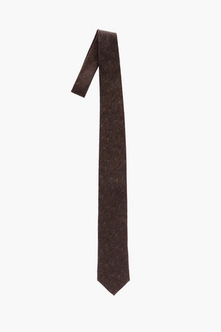Paisley Motif Solid Color Tie