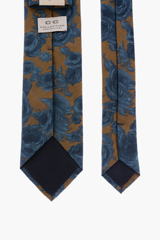 CC COLLECTION Roses Printed Silk Tie