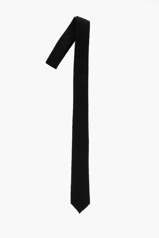 CC COLLECTION Patterned Tie with Lurex Details