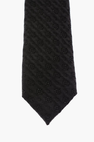 CC COLLECTION Patterned Tie with Lurex Details