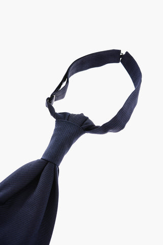 CC COLLECTION Striped Silk Ascot Tie