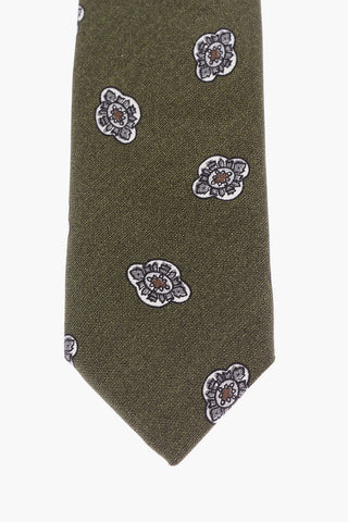 CC COLLECTION Cravatta in Seta a Fantasia Astratta