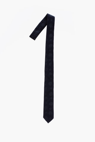 CC COLLECTION Embroidered Silk Tie