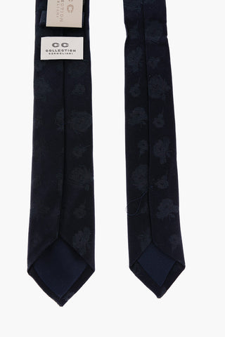 CC COLLECTION Embroidered Silk Tie