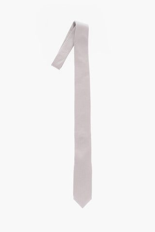 Embroidered Silk Kipper Tie