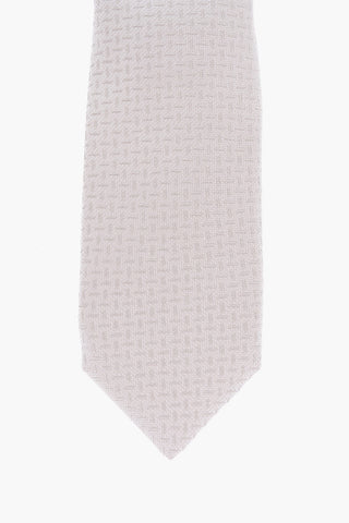 Embroidered Silk Kipper Tie