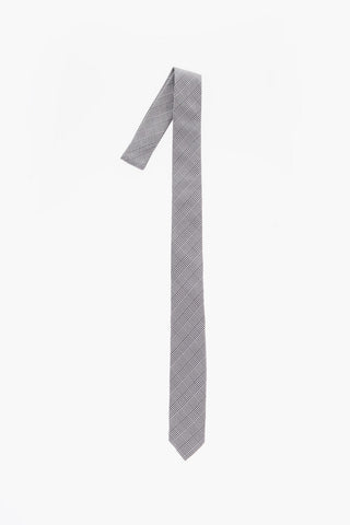 CC COLLECTION Cravatta in Seta a Fantasia District Check