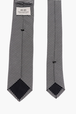 CC COLLECTION Striped Silk Tie