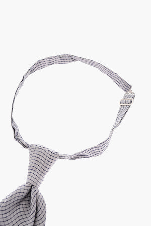 Silk Ascot Tie with Adjustable Collar