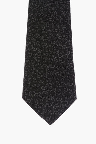 CC COLLECTION Paisley Motif Silk Tie