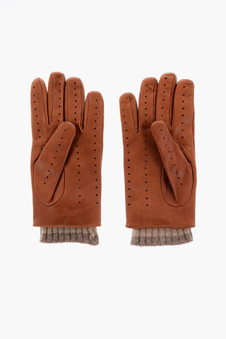 Guanti in Nappa con Fodera in Lana
