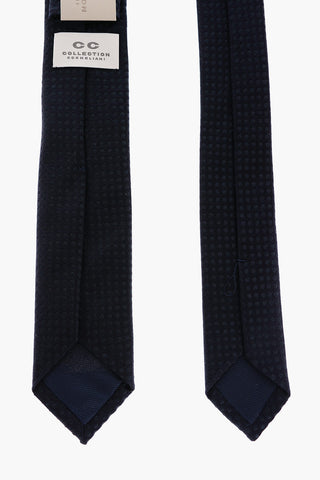 CC COLLECTION Cravatta Dotted Swiss in Seta