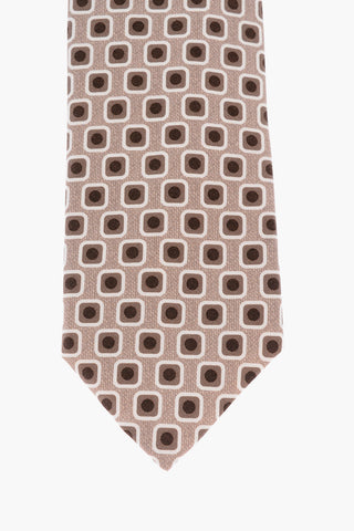 CC COLLECTION Geometric Design SilkTie